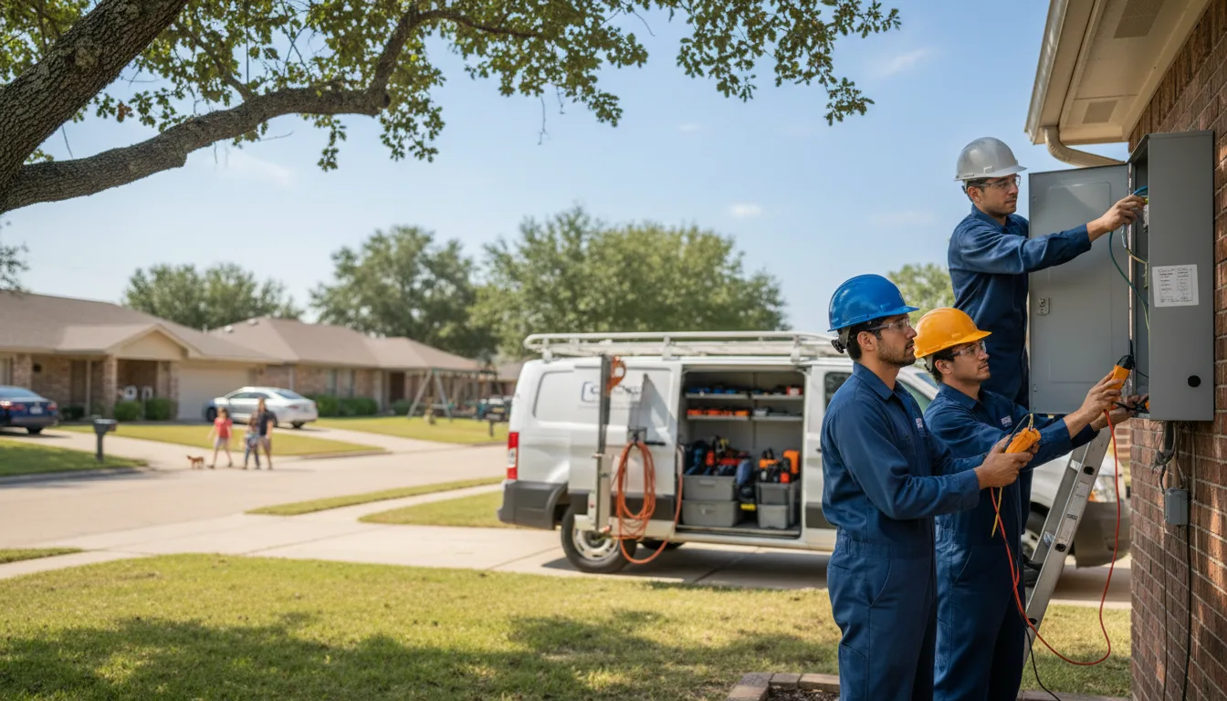Certified electrician providing emergency electrical services in Hustontown, PA